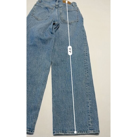 Madewell The Perfect Vintage Light Wash Blue Denim Wide-Leg Jean Women's 23 - Picture 6 of 9